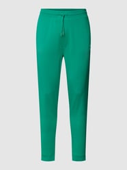Sweatpants met logoprint, model 'SESTART' van BOSS Orange Groen - 44