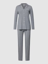 Pyjama met streepmotief van Chiara Fiorini Grijs / zwart - 32