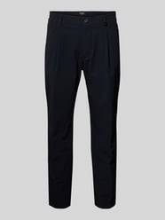 Tapered Fit Bundfaltenhose mit Strukturmuster Modell 'Lui' von Strellson - 10