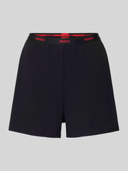Relaxed fit korte pyjamabroek van katoenmix, model 'HUGO ID SHORTS' van HUGO - 10