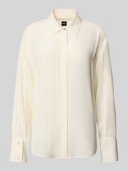 Relaxed fit blouse van pure zijde, model 'BINALIA' van BOSS - 2