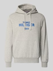 Bluza z kapturem z napisem z logo od Tommy Hilfiger - 9