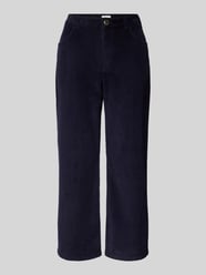 Regular Fit Culotte aus Cord mit weitem Bein von s.Oliver RED LABEL Blau - 9