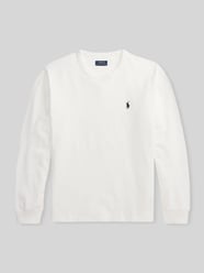 Bluzka z długim rękawem o kroju relaxed fit z czystej bawełny od Polo Ralph Lauren - 38