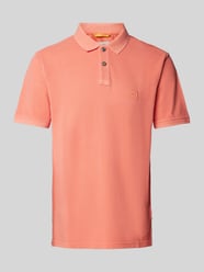 Regular fit poloshirt met logostitching van camel active Oranje - 28