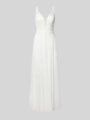 Brautkleid mit Spitzenbesatz von Mascara - 42