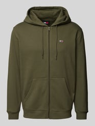 Regular Fit Sweatjacke mit Kapuze von Tommy Jeans Grün - 13