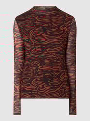 Blusenshirt aus Mesh von CATWALK JUNKIE Rot - 2