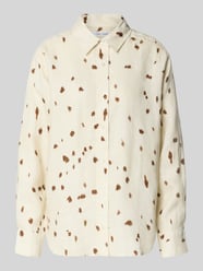 Regular Fit Leinenbluse im Allover-Look Modell 'LOVES' von Samsøe Samsøe - 8