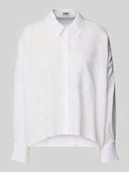 Relaxed Fit Leinenbluse mit Brusttasche Modell 'NAMIDA' von Drykorn - 6