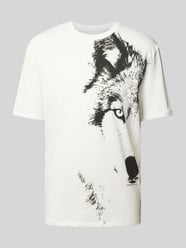 T-Shirt mit Motiv-Print von ARMANI EXCHANGE Weiß - 18