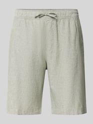 Shorts aus Leinen-Baumwoll-Mix mit elastischem Bund von MCNEAL - 2