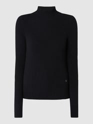 Sweter z dodatkiem wiskozy  od Guess Czarny - 19