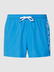 Badehose mit Logo-Print von Gant Blau - 30