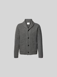 Cardigan aus reiner Wolle von Closed Grau - 1