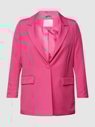 Blazer met klepzakken van ONLY CARMAKOMA Roze - 16
