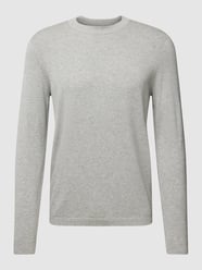 Longsleeve mit geripptem Rundhalsausschnitt von Marc O'Polo - 2