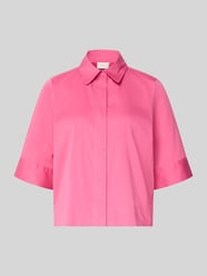 Boxy Fit Bluse mit verdeckter Knopfleiste von Milano Italy - 43