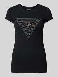 Slim fit T-shirt met strass-steentjes van Guess - 26