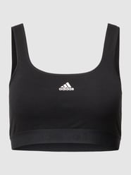 Bustier met labelprint van ADIDAS SPORTSWEAR Zwart - 32