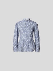 Bluse mit floralem Muster von See by Chloé Blau - 25