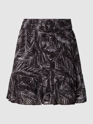 Minirock mit Allover-Muster von MICHAEL Michael Kors Schwarz - 7