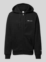 Sweatjacke mit Label-Stitching von CHAMPION Schwarz - 2