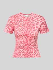 Slim Fit T-Shirt im Allover-Look Modell 'Joy' von OH APRIL - 45