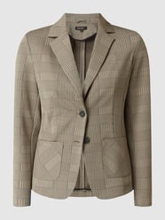 Blazer mit Hahnentrittmuster von More & More Beige - 30