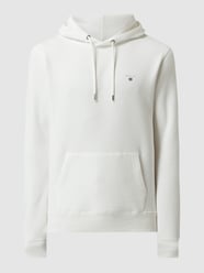 Hoodie van katoenmix van Gant Wit - 43