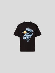 Oversized T-Shirt mit Label-Print von Blue Sky Inn Grau / Schwarz - 3