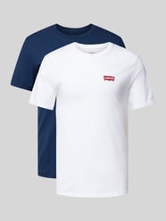 T-Shirt mit Label-Print im 2er-Pack von Levi's® Weiß - 6