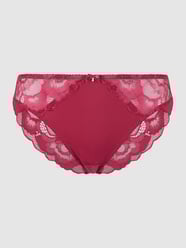 Slip aus Mikrofaser und Spitze Modell 'Mably' von LASCANA Rot - 44