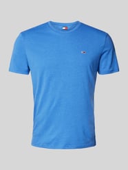 T-Shirt mit Label-Stitching von Tommy Jeans Blau - 28