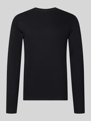 Regular Fit Longsleeve aus reiner Baumwolle Modell 'Basic' von Lindbergh - 37