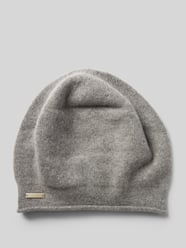 Beanie met labeldetail van Seeberger Grijs / zwart - 44