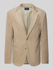 Slim Fit 2-Knopf-Sakko mit Reverskragen von MCNEAL Beige - 28