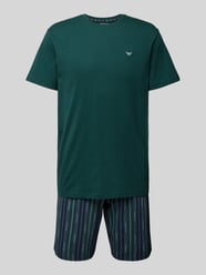 Pyjama mit Logo-Stitching von Emporio Armani - 20