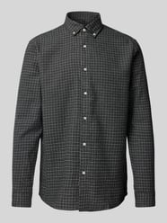 Tailored Fit Freizeithemd mit Button-Down-Kragen  von MCNEAL Grau - 24