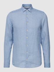 Slim Fit Freizeithemd mit Kentkragen von OLYMP Level Five Blau - 36