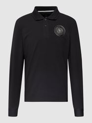Longsleeve mit Label-Stitching von La Martina Schwarz - 32