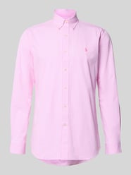 regular fit vrijetijdsoverhemd van katoenmix van Polo Ralph Lauren Fuchsia - 19