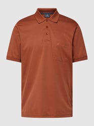 Koszulka polo z detalem z logo od RAGMAN Czerwony - 15