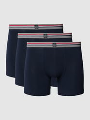 Trunks in unifarbenem Design im 3er-Pack von bugatti Blau - 8
