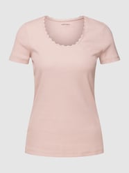 T-Shirt in Ripp-Optik  von Montego Rosa - 45