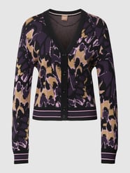 Cardigan mit Allover-Muster Modell 'Fristol' von BOSS Schwarz - 9