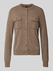 Regular Fit Strickjacke aus Lanawoll-Kaschmir-Mix von Stefanel - 27