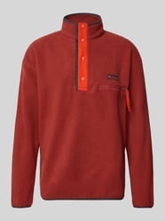 Fleecepullover mit Label-Patch Modell 'Helvetia™ II' von Columbia Bordeaux - 2