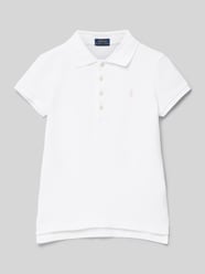 Regular Fit Poloshirt mit Logo-Stitching von Polo Ralph Lauren Teens Weiß - 27