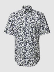 Regular Fit Freizeithemd mit Allover-Muster Modell 'Joe' von BOSS Grün - 28